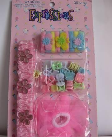 Набор резинок, крабиков и бантов для волос Москва