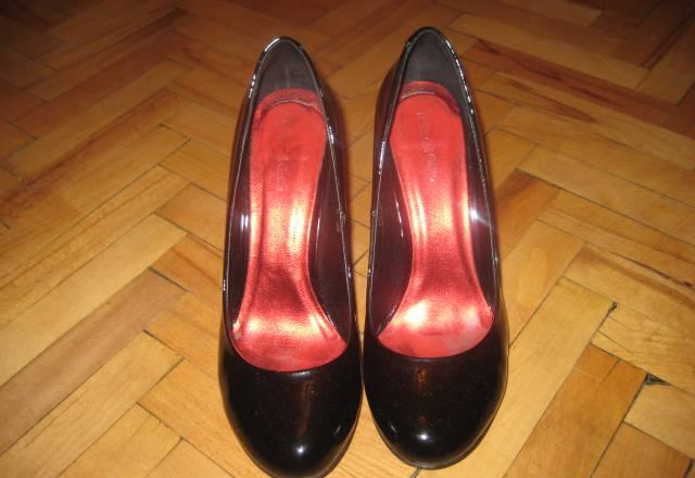 Туфли черные лакированные, р.38 Санкт-Петербург