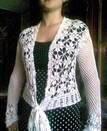 Ажурная кофточка ручной работы Москва