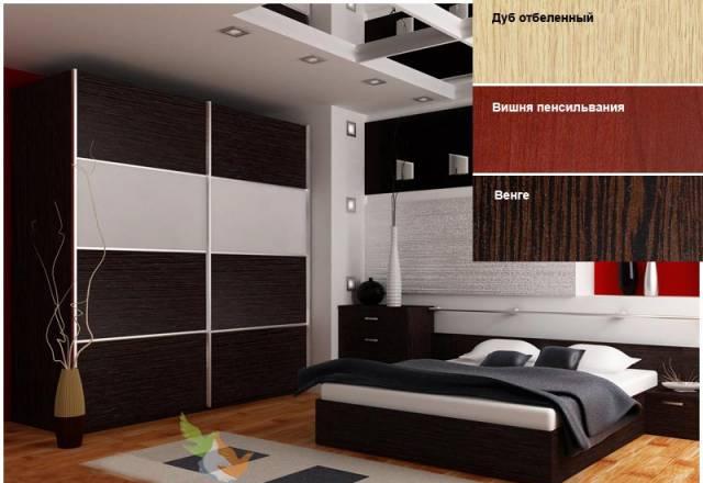 Шкаф-купе 242х240х60см с матов стеклом -Люкс Москва