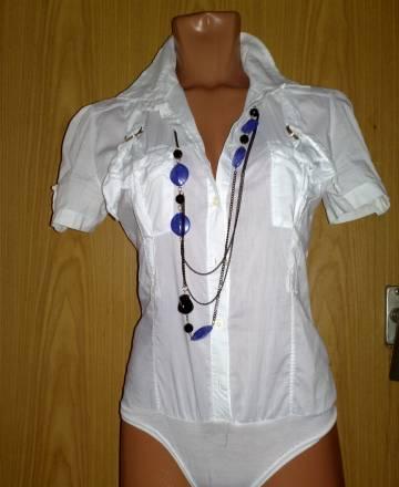 Блузка-боди, р. 44-46 (Италия)и рубашка мехх Москва