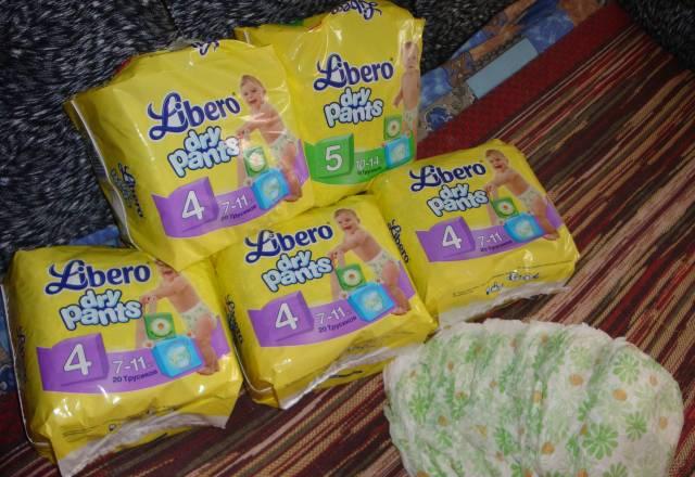 Трусики Либеро по 150р. за пачку Санкт-Петербург