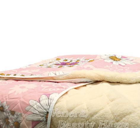 Одеяло-покрывало с мехом мериноса Москва