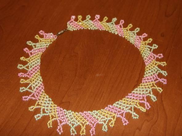 Три колье из чешского бисера Москва