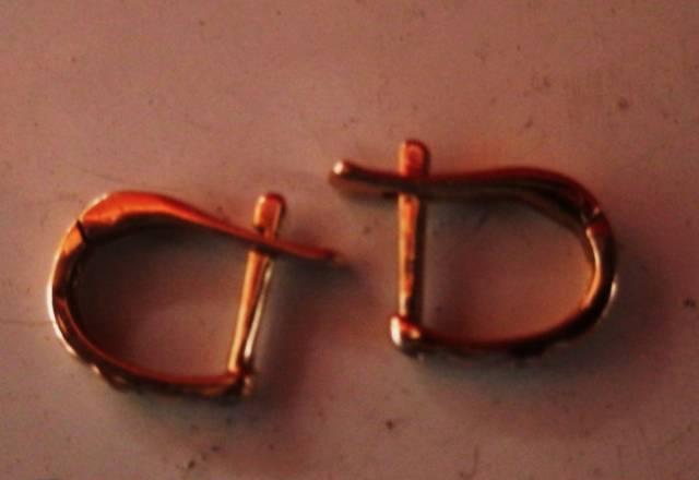 Сережки детские золотые Санкт-Петербург