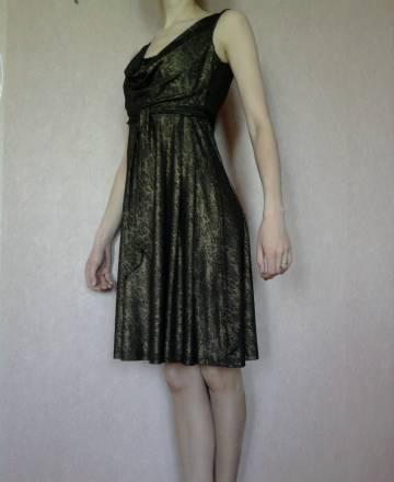 Платье Miss Lo, черное с золотом, новое Санкт-Петербург