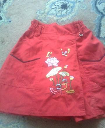 Шорты юбка с вышивкой Санкт-Петербург