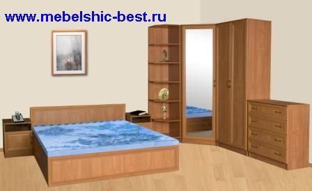 Новая спальня с угловым вместительным шкафом Москва