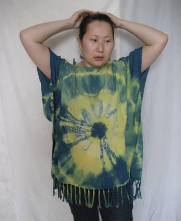 Блузы штапель,батик узелков.свободные Москва