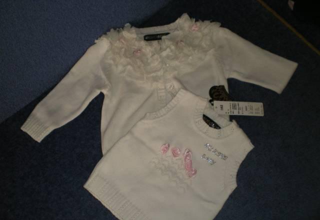 Двойка для девочки жилетка+кофта Москва