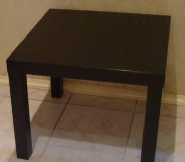 Придиванный столик чёрного цвета икеа Санкт-Петербург