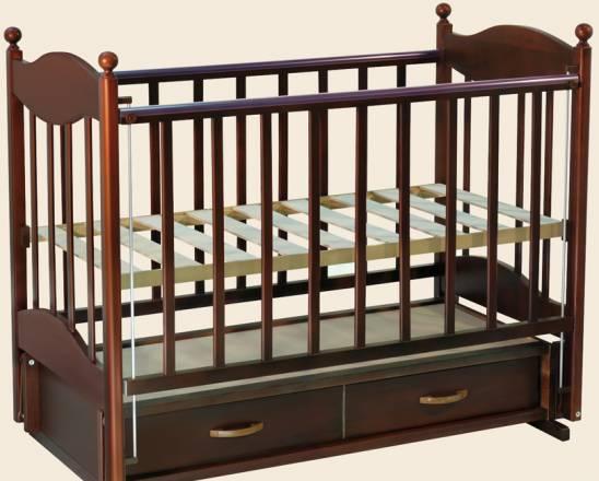 Новая элит. кроватка-продольн. маятник,с матрацем Москва