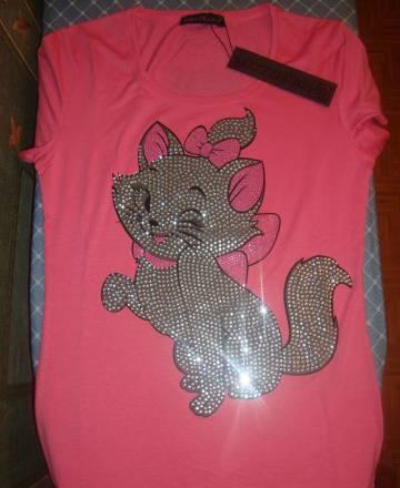 Новая футболка с кошкой Москва