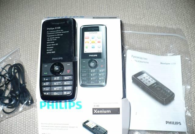 Philips X100 Duos-Xenium Москва