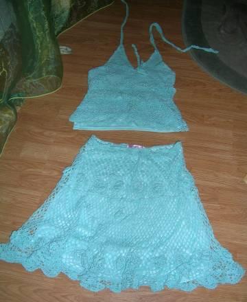 Вязанный летний костюм итальянской фирмы Lo Москва