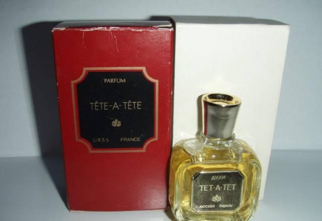 Духи "тет-А-тет" винтаж/СССР 1990г Москва
