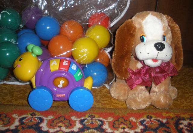 Улитка Фисшер прайс, 25 шариков и собачка Москва