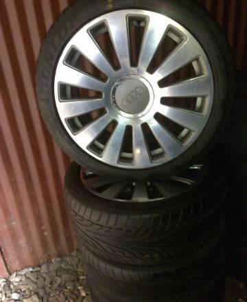 Диски ауди А8 R19 + Dunlop SP Sport 9000 Москва