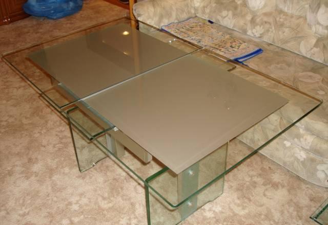 Стол стеклянный трансформер Москва