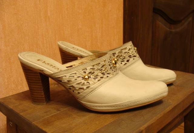 Сабо молочного цвета р38 Санкт-Петербург