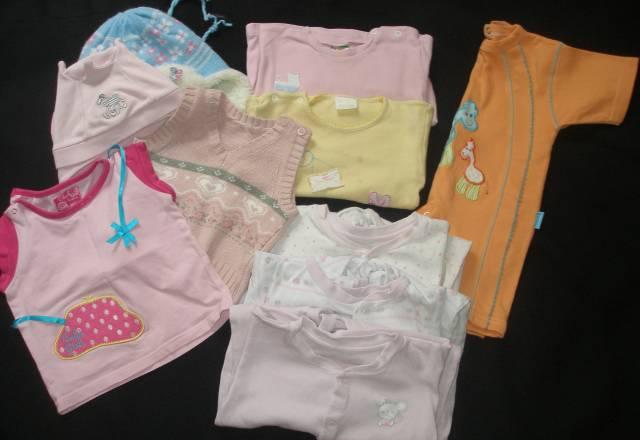 Девочке на 3-6-9 мес.Пакет,10-ть вещей Москва