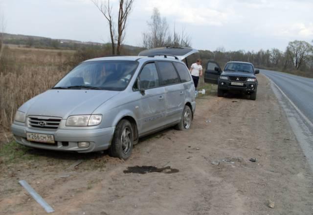 Автомобиль Hunday Trajet после дтп Санкт-Петербург