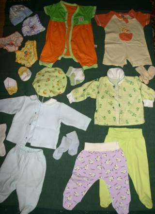 Одежда пакетом для мальчика 2-6 мес Москва