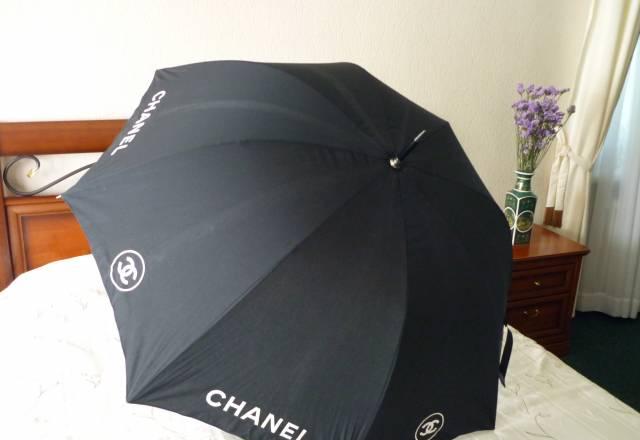 Зонт трость chanel мужской черный(родной) Москва
