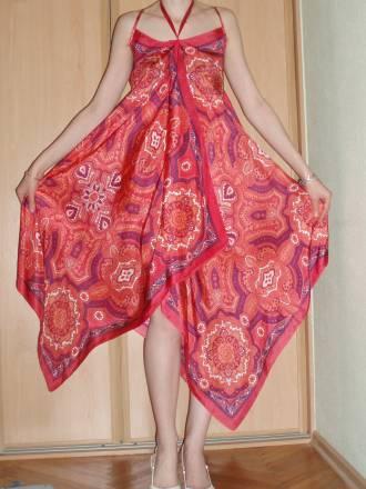 Новое платье из натульного шелка Москва
