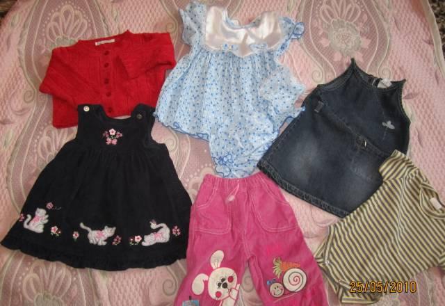 Нарядные ф-ые вещи для девочки 80р(пакетом) Москва