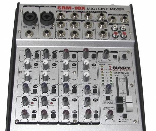 Аналоговый микшер 10 каналов Nady SRM 10X Санкт-Петербург