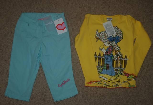 Новые Бриджи и футболка фирменные 92-98 Москва