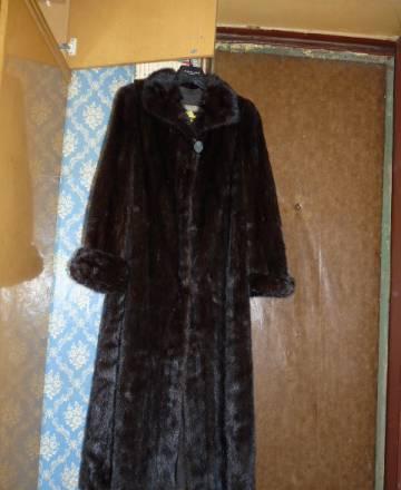 Шуба норковая длинная Москва