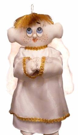 Ангел - авторская игрушка (мягкая) крылья - пух Москва