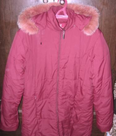 Теплая куртка на синтепоне, 58-62р, б/у Москва