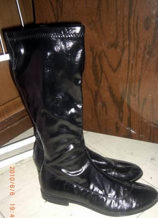 Сапоги женские лакированые Москва