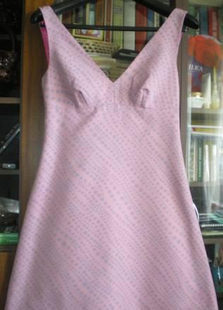 Платье розовое с открытой спиной Москва