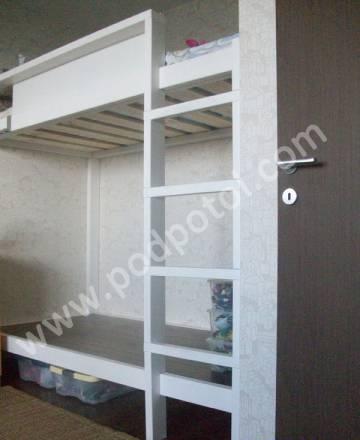 Двухъярусная кровать на заказ Москва