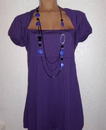Фиолетовая туника, р. 42-44 (Италия) Москва