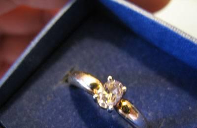 Кольцо с бриллиантом 0,37 размер 18,0 Москва