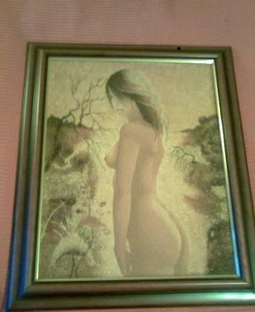 Картина из янтаря Москва