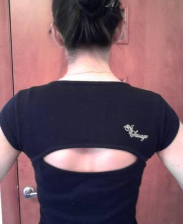 Эффектная футболка с разрезом на спине Savage Санкт-Петербург