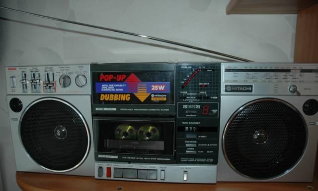 Винтажная магнитола hitachi TRK-W1 Москва