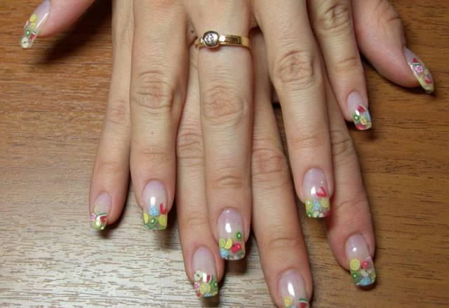 Наращивание ногтей Удлинение на формах Дизайн Москва