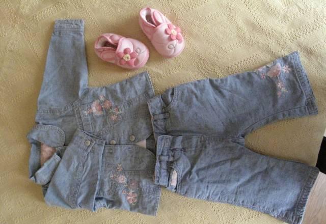 Джинсовый костюм и пинетки Самара