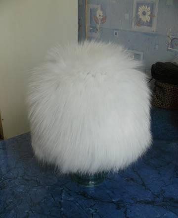 Шапка песец вязаный Москва