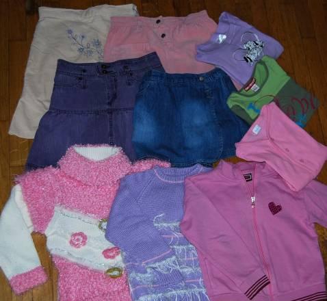 Пакет вещей на девочку 110-122см Москва