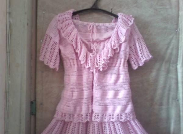 Нарядный вязаный костюм Москва