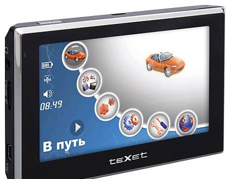 Автомобильный навигатор Texet TN-505 Москва