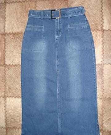 Юбка джинсовая-стрейч новая Москва